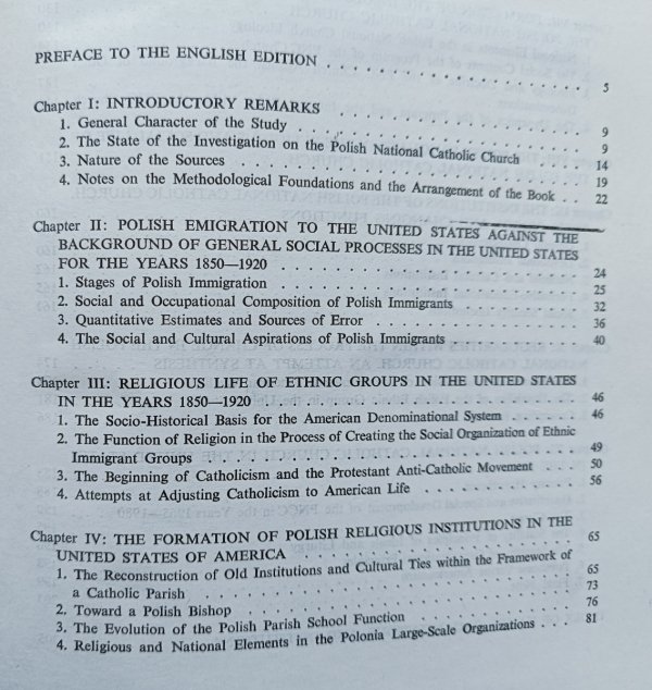 Hieronim Kubiak The Polish National Catholic Church in the United States of America from 1897 to 1980