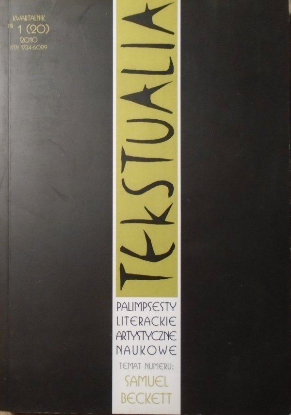 Tekstualia 1/2010 • temat numeru: Samuel Beckett