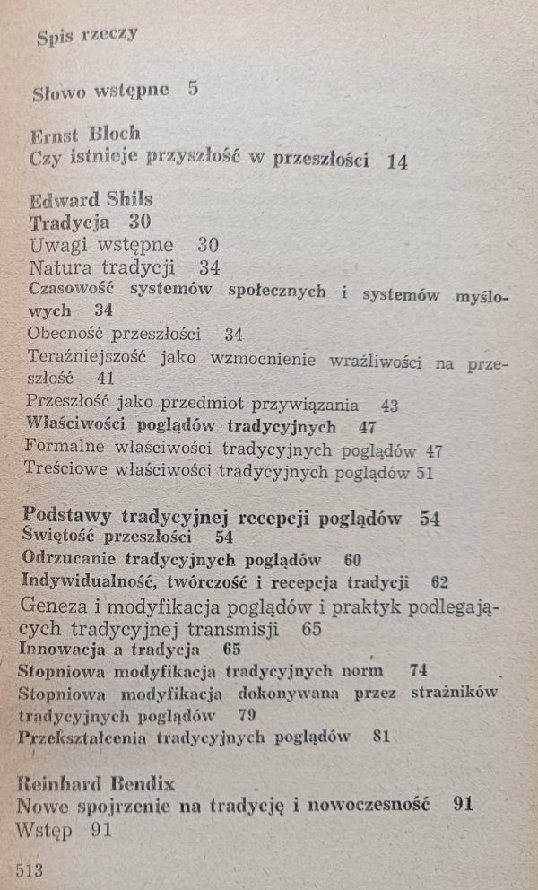 red. Jerzy Szacki Tradycja i nowoczesność