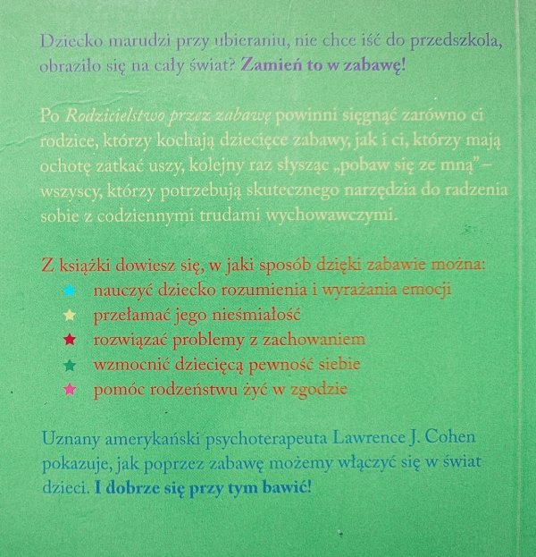 Lawrence Cohen Rodzicielstwo przez zabawę