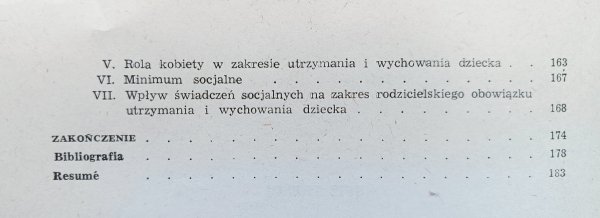 Tadeusz Smyczyński • Obowiązek alimentacyjny rodziców względem dziecka / dedykacja autorska