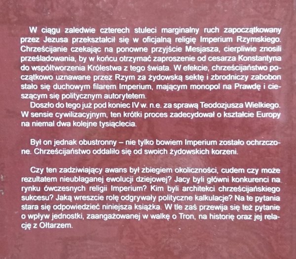 Stanisław Żuławski • Od apokaliptycznych nadziei do sojuszu z Rzymem. Polityczna ewolucja chrześcijaństwa