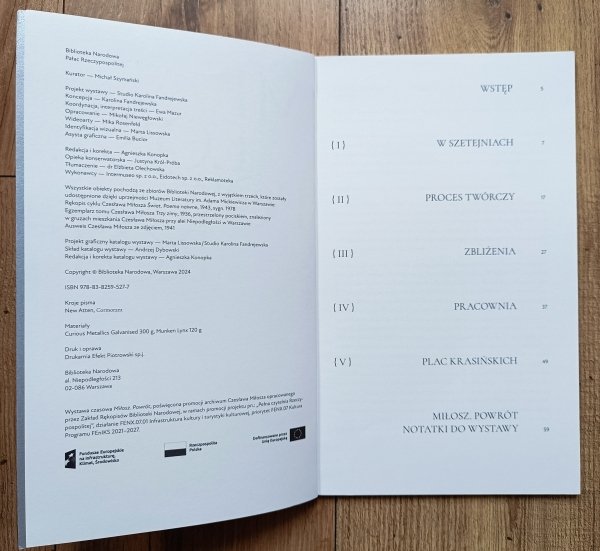 Miłosz. Powrót / katalog wystawy