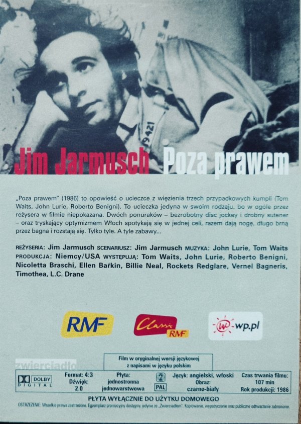 Jim Jarmusch Poza prawem DVD