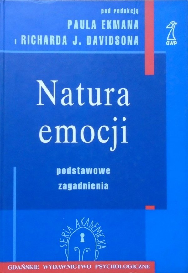 red. Paul Ekman, Richard Davidson Natura emocji. Podstawowe zagadnienia