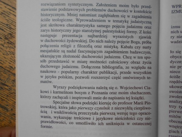 Przemysław Nowogórski • Szkice z historii duchowości judaizmu