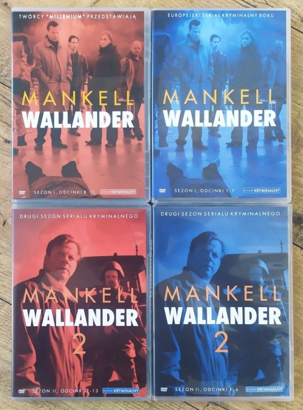 Wallander. Serial sezon 1-2 DVD