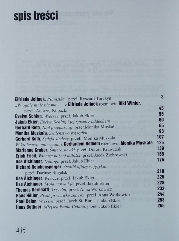 Literatura na świecie 1-2/1997 • Elfriede Jelinek, Thomas Bernhard, Bohumil Hrabal