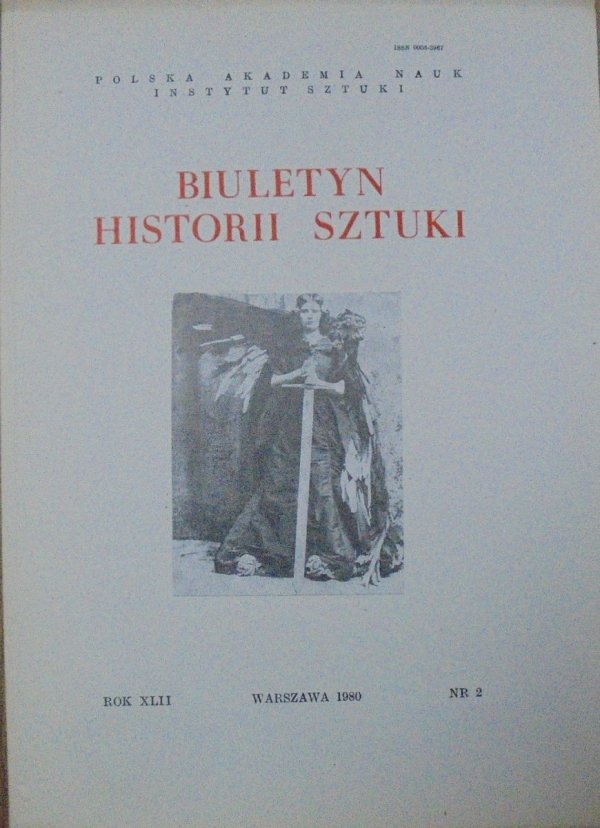Biuletyn Historii Sztuki 2/1980 Bal 'Młodej Sztuki', wnętrza sakralne, Jerzy Ertli, rzeźba legnicka