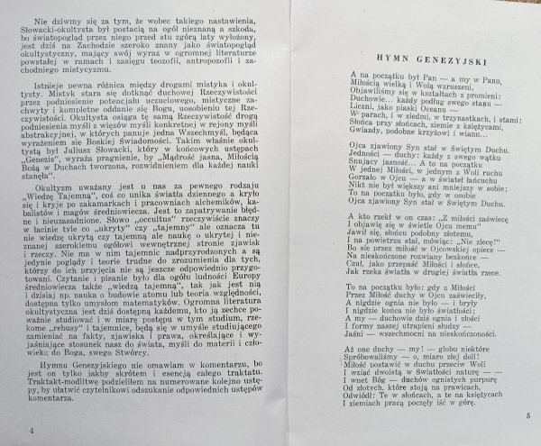 Juliusz Słowacki Genezis z ducha