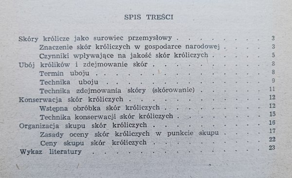 Zdejmowanie i konserwacja skór króliczych
