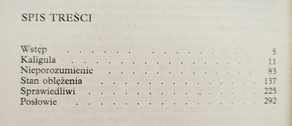 Albert Camus Dramaty