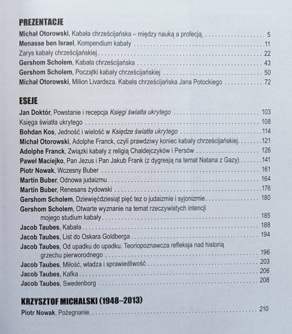 Kronos 1/2013 (24) / Kabała