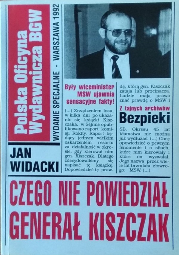  Jan Widacki • Czego nie powiedział generał Kiszczak