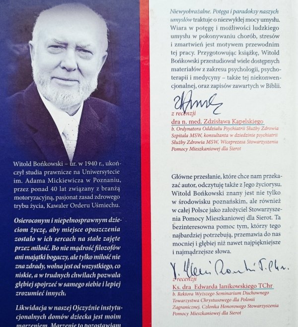 Witold Bońkowski Niewyobrażalne. Potęga i paradoksy naszych umysłów