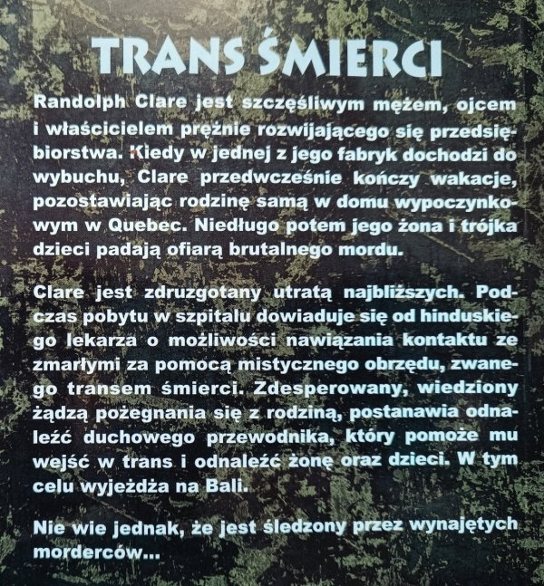 Graham Masterton Trans śmierci