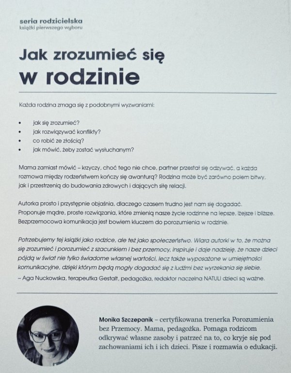 Monika Szczepanik Jak zrozumieć się w rodzinie