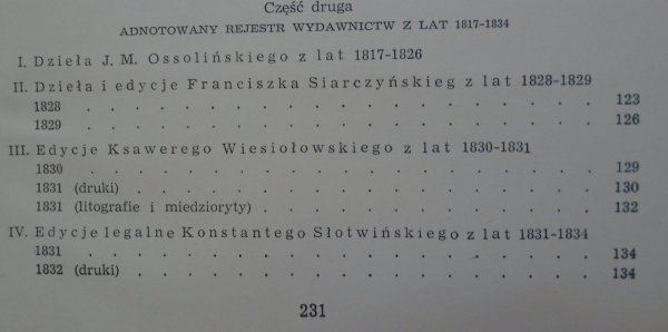 Henryk Łapiński • U początków działalności wydawniczej Ossolineum 1817-1834