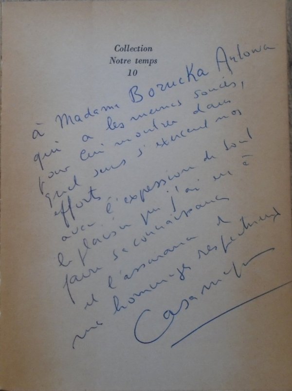 Casamayor [Serge Fuster] • La Justice l'Homme et la Liberte [dedykacja autorska]