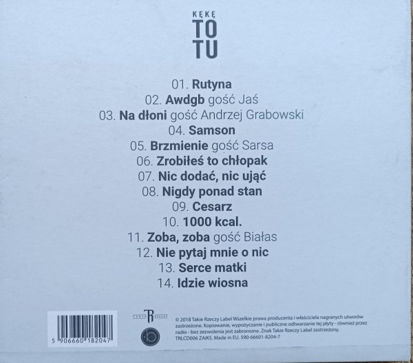 Kękę To tu CD