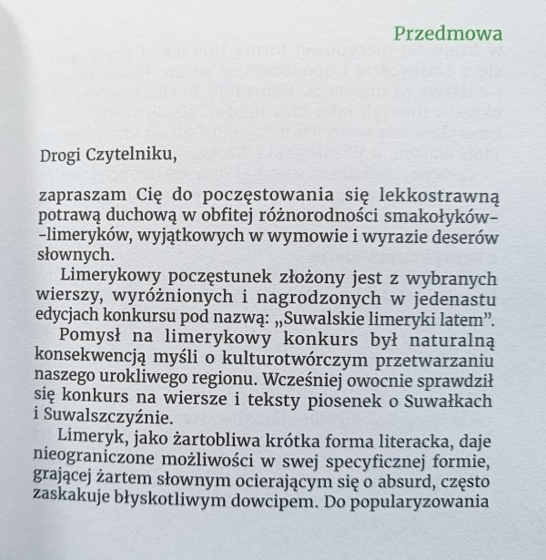 Suwalskie Limeryki Latem 2007-2017