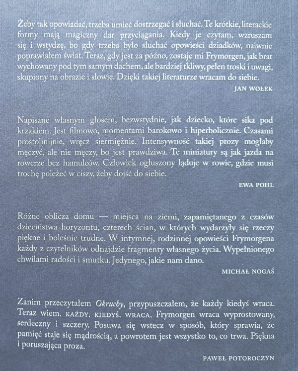 Bogdan Frymorgen Okruchy większej całości