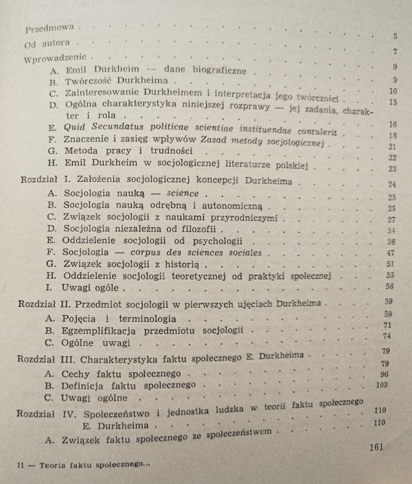 Maria Władyka Teoria faktu społecznego w systemie socjologicznym Emila Durkheima