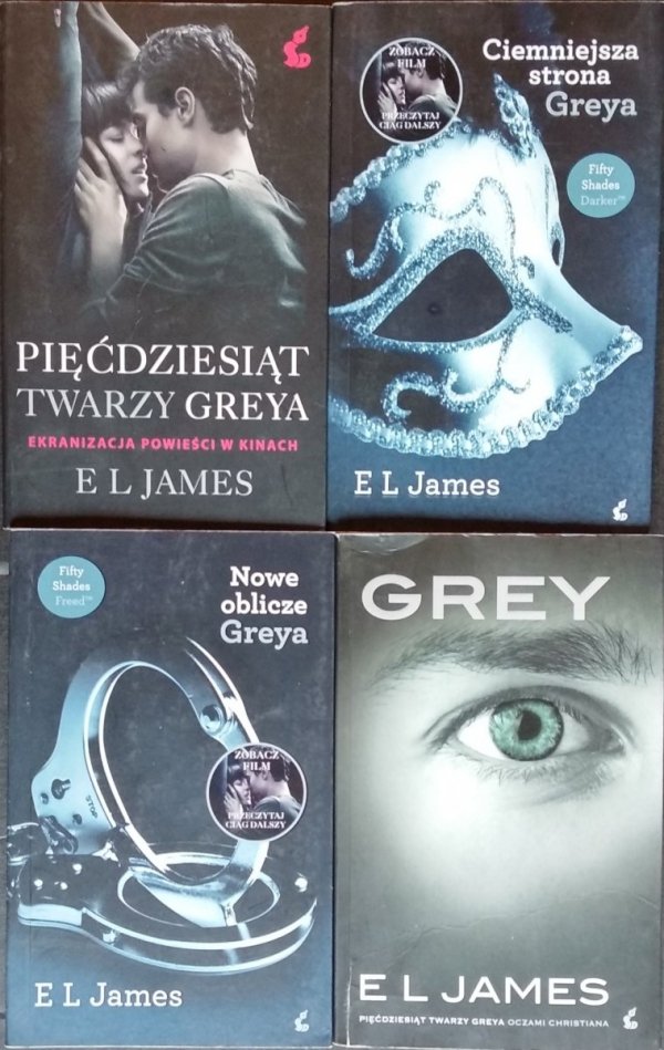  E.L.James • Trylogia Pięćdziesiąt twarzy Greya + Grey