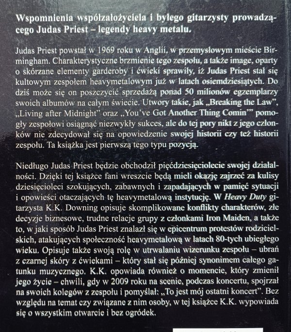 Heavy Duty. Dni i noce z Judas Priest