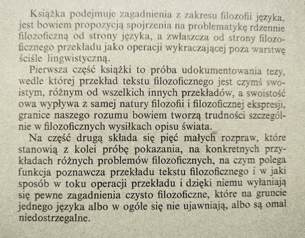 Hanna Rosnerowa Jedność filozofii i wielość języków
