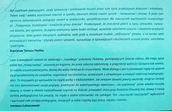 Leon Łukaszewski Pielęgnacja, kształcenie i rozwijanie głosu dziecka
