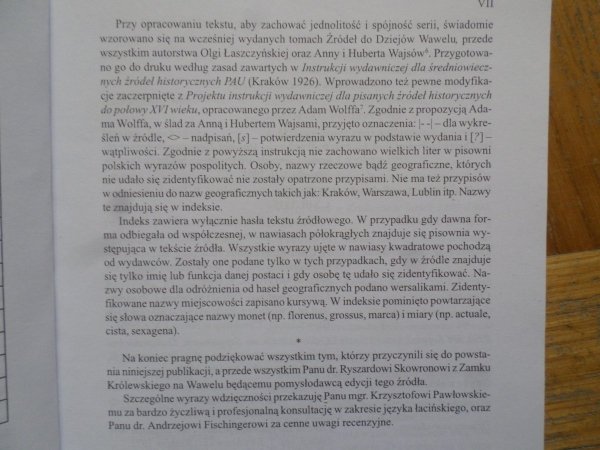 Rachunki budowy Zamku Krakowskiego 1531