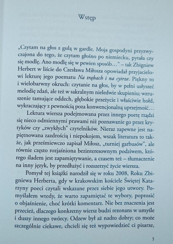 Poeci czytają Herberta