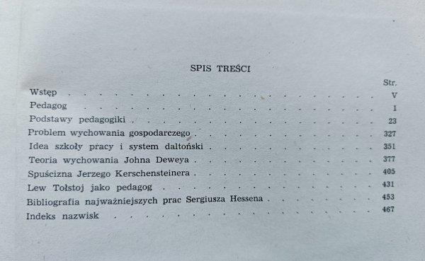 Sergiusz Hessen Filozofia, kultura, wychowanie
