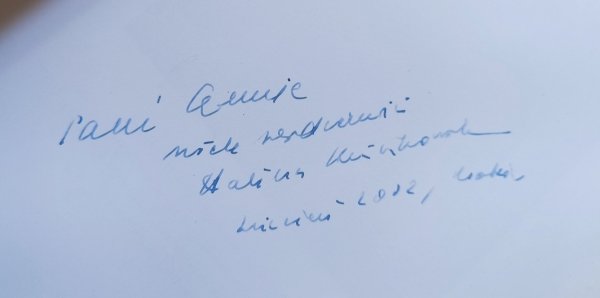 Halina Kwiatkowska Porachunki z pamięcią / dedykacja autorska