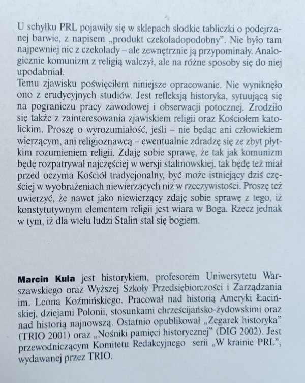 Marcin Kula • Religiopodobny komunizm