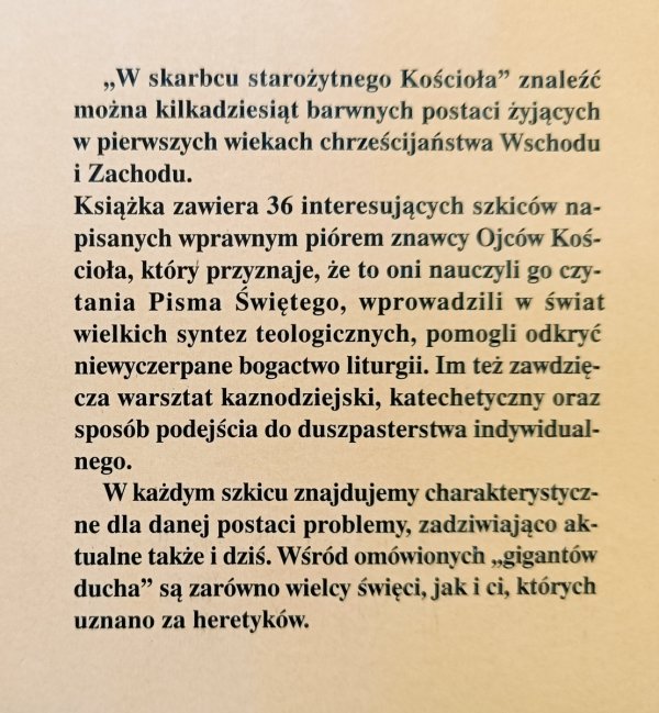 Edward Staniek W skarbcu starożytnego Kościoła