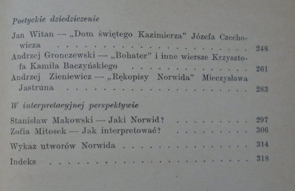 red. Stanisław Makowski • Cyprian Norwid. Interpretacje