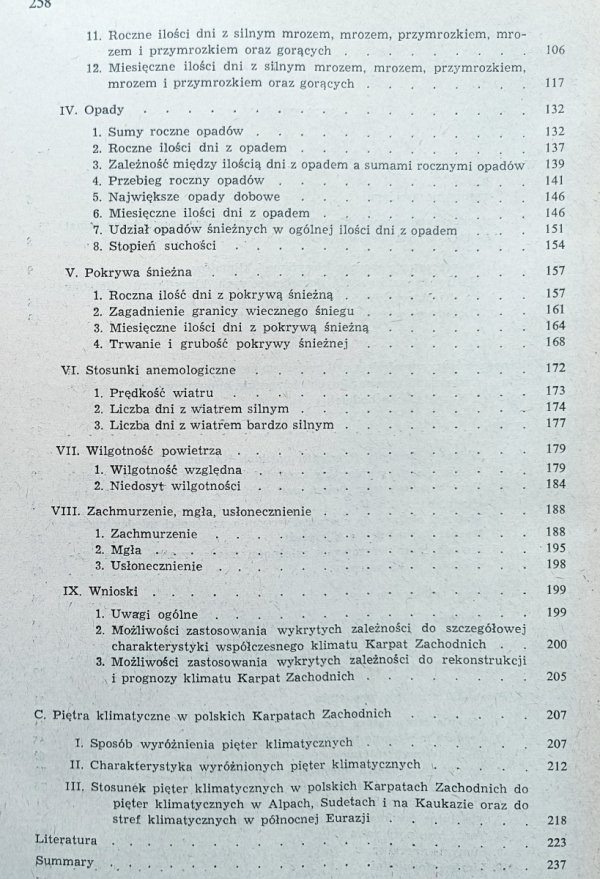 Mieczysław Hess Piętra klimatyczne w polskich Karpatach Zachodnich