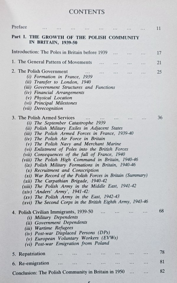 The Formation of the Polish Community in Great Britain 1939-50