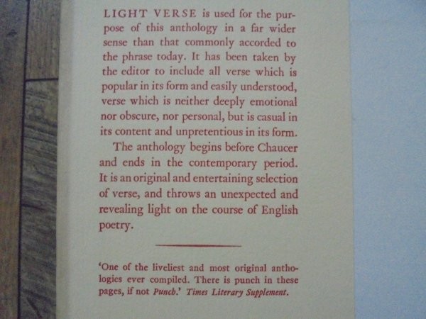 The Oxford Book of Light Verse • Chosen by W.H.Auden