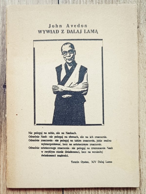 John Avedon Wywiad z Dalajlamą
