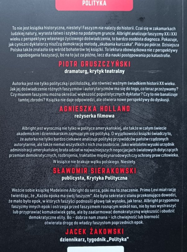 Madeleine Albright Faszyzm. Ostrzeżenie