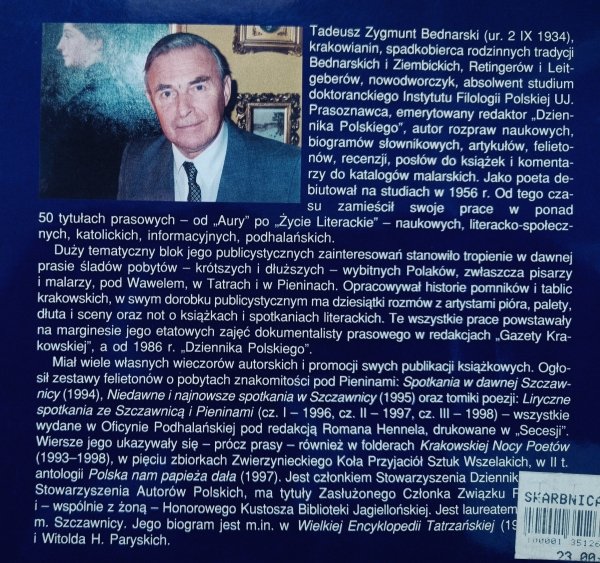 Tadeusz Z. Bednarski Krakowskim szlakiem Jacka Malczewskiego