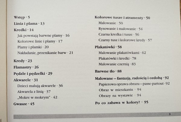 Barwne fantazje. Techniki plastyczne