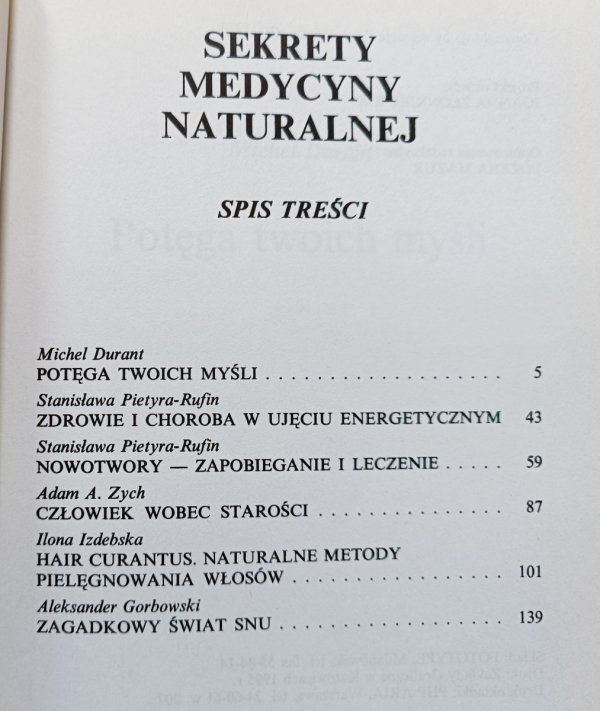 Sekrety medycyny naturalnej tom 4