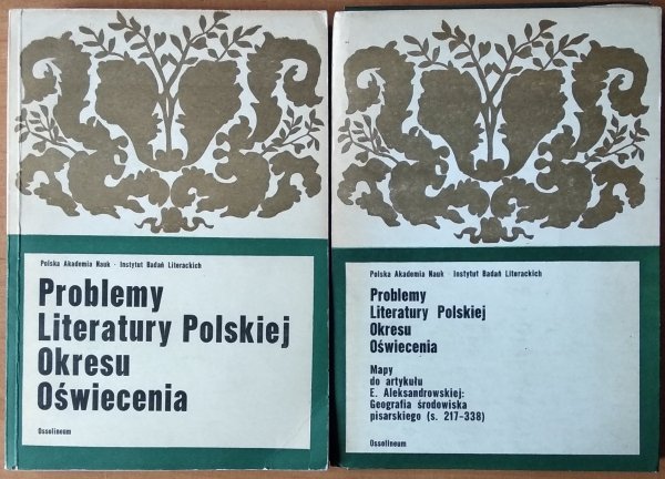 Zbigniew Goliński • Problemy Literatury Polskiej Okresu Oświecenia [komplet]