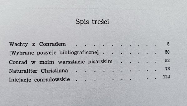 Leszek Prorok Inicjacje conradowskie