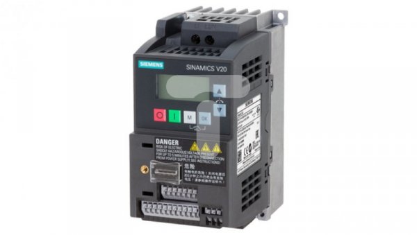Falownik Uwe=230V Uwy=3x230V 0,55kW Sinamics V20 6SL3210-5BB15-5UV1