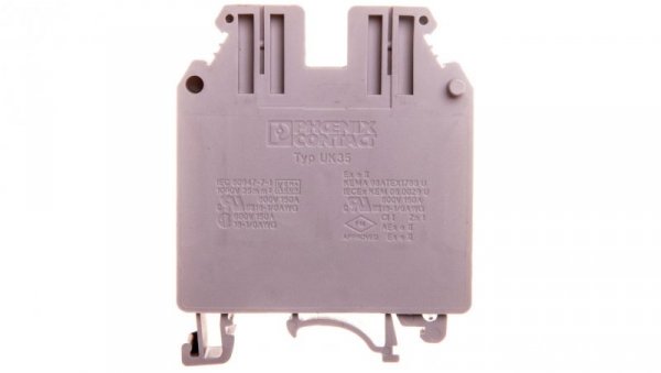 Złączka szynowa 2-przewodowa 0,75-50mm2 szara UK 35 3008012